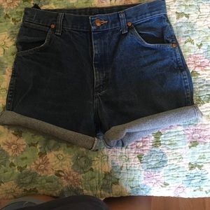 Wrangler High Waisted Cut offs.